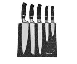 YW-A472 set of 6pcs hollow knives