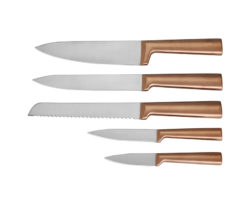 YW-A155-3 set of 6pcs hollow knives