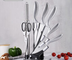 YW-A059S-8PCS S/S Kitchen knife set hollow handle