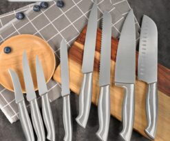 YW-A362-S/S Kitchen knife set hollow handle