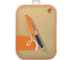 YW-CB174 --Plastic cutting board with fruit knife set of 2