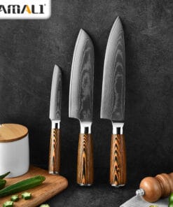 YW-A060--Damacus Kitchen knife set